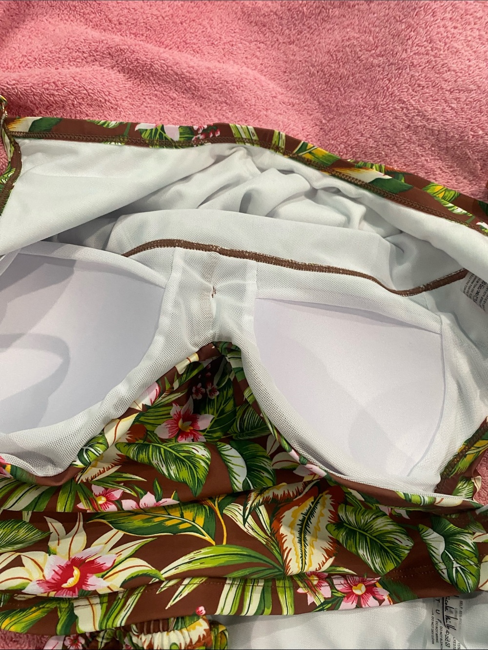 Nicole Miller Ruched Tankini 2 Piece  Swim Suit - Picture 6 of 13